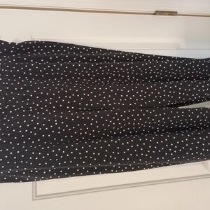 Polka Dot Ankle-Length Women's Pants